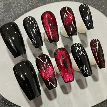 Ethereal Eyes press-on nails - image 11 of 15, pearl-shift almond