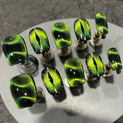 Ethereal Eyes press-on nails - image 6 of 15, pearl-shift almond