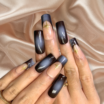 Luxe Essence press-on nails - image 9 of 15, pearl-shift square