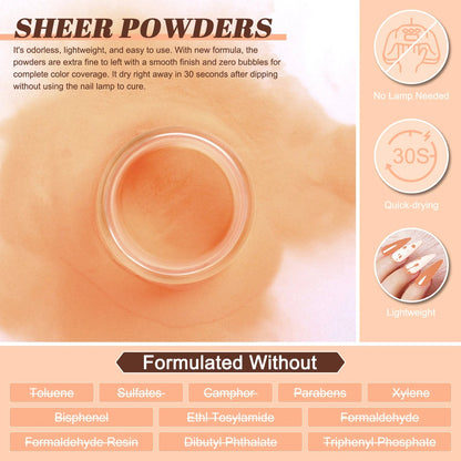 20pcs Powder Nail Kit Bowtie Nail Box gel or powder - image 5 of 8