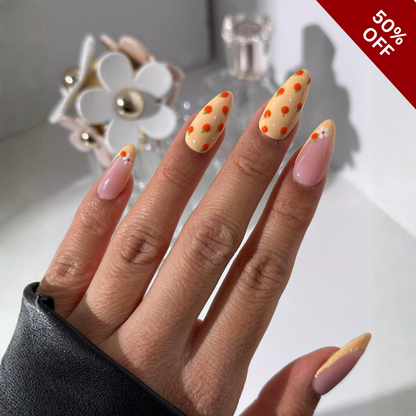 Spring Garden press-on nails - image 10 of 13, cat-eye velvet round
