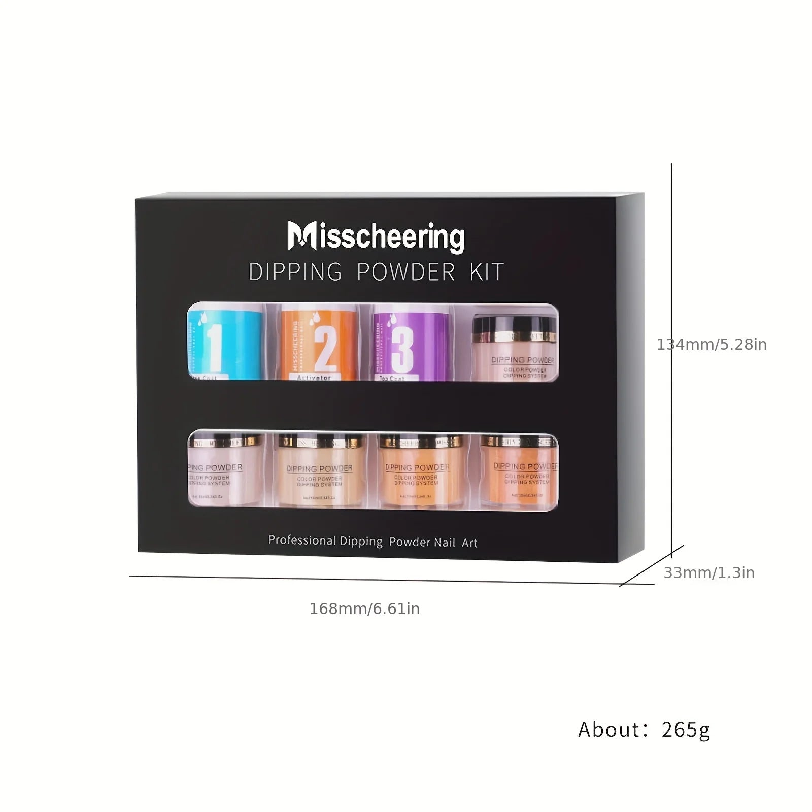 Dip Powder with Base, Activator & Top Coat Bowtie Nail Box gel or powder - image 10 of 13