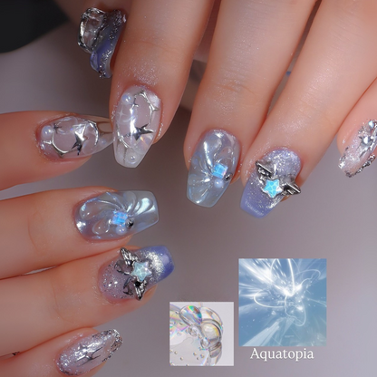 Dreamy Glow press-on nails - image 8 of 15, sparkle almond