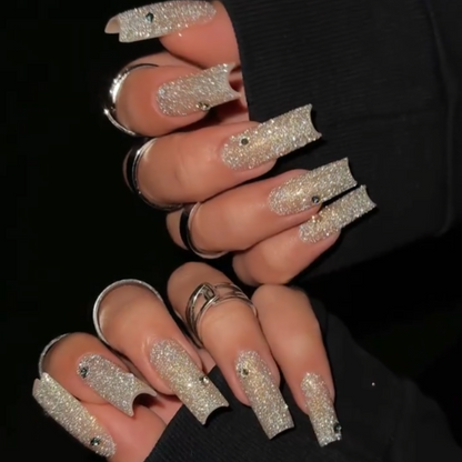 Funky Fusion press-on nails - image 13 of 17, seasonal coffin/ballerina