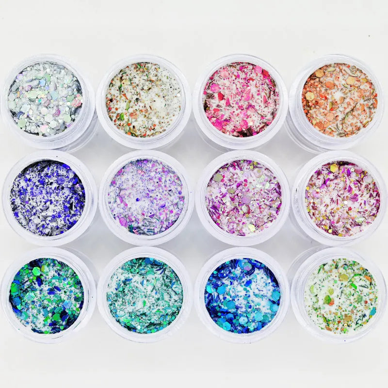 Glitter Acrylic Powder 10ml Bowtie Nail Box gel or powder - image 3 of 18