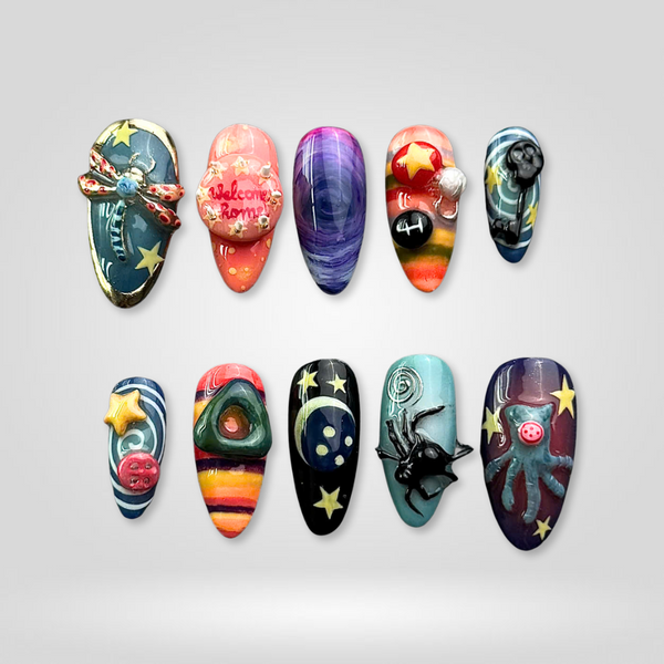 Spooky Season | Seasonal Almond Press-Ons press-on nail set