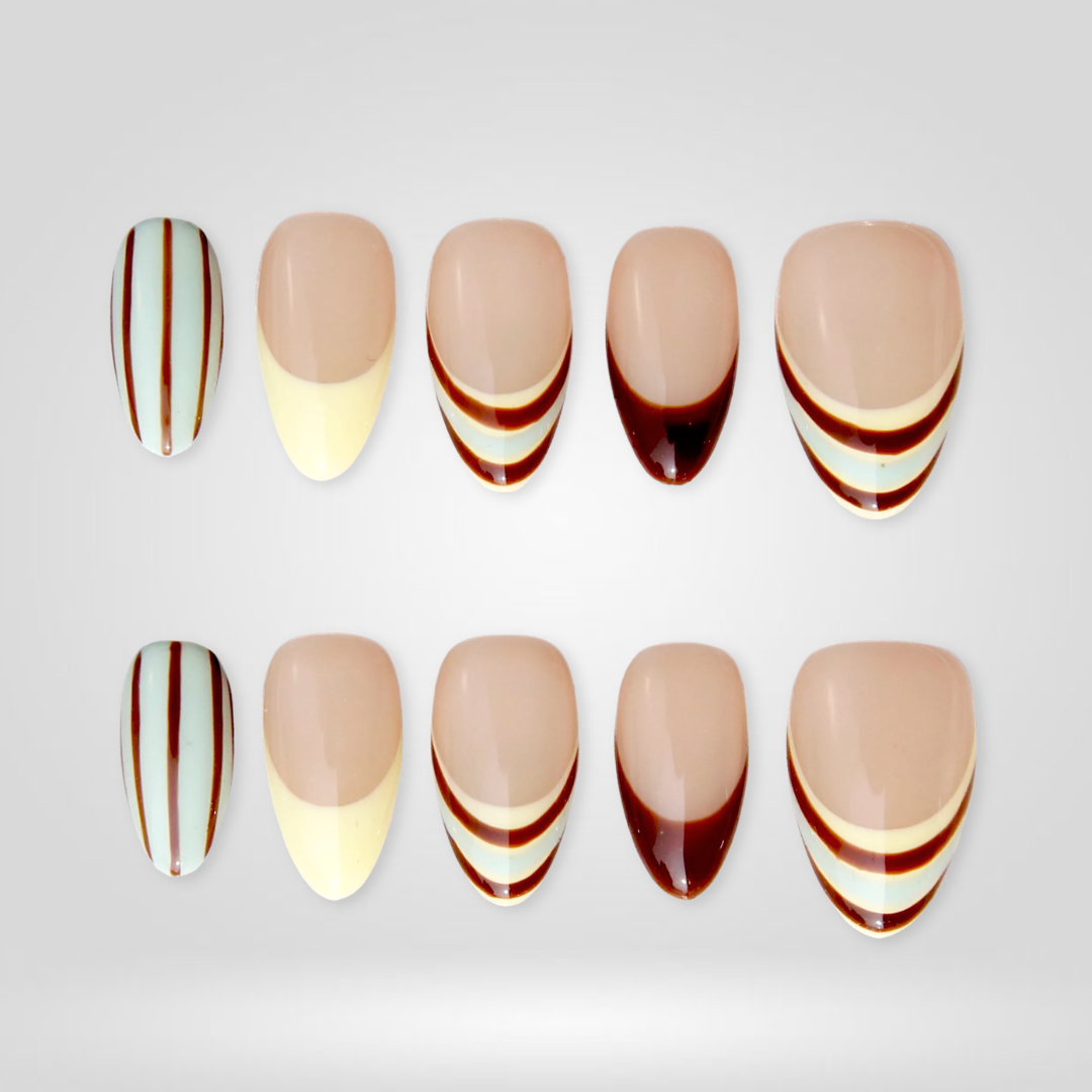 Summer Dots press-on nails - image 12 of 16, polka dot almond