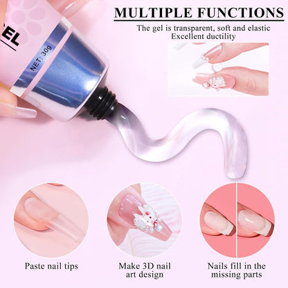 3 in 1 Nail Glue Pro Kit Bowtie Nail Box nail kit - image 7 of 7