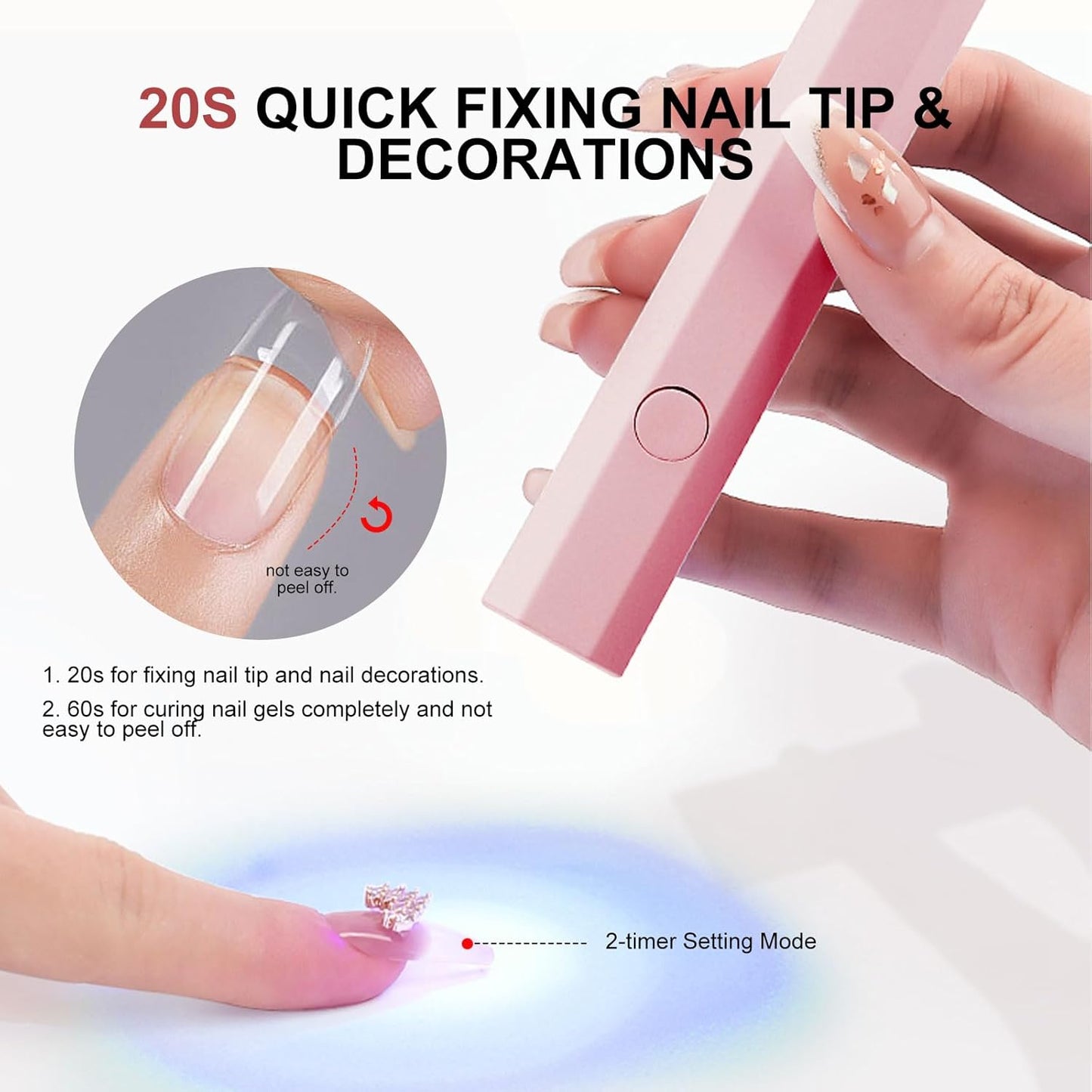 3 in 1 Nail Glue Pro Kit Bowtie Nail Box nail kit - image 5 of 7