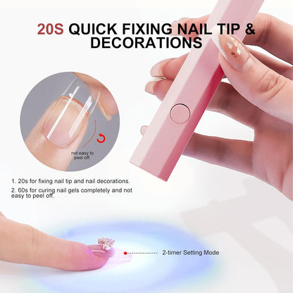3 in 1 Nail Glue Pro Kit Bowtie Nail Box nail kit - image 5 of 7