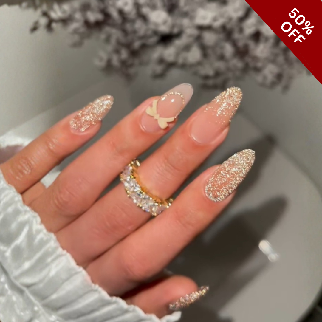 Soft Spring press-on nails - image 8 of 11, cat-eye velvet round