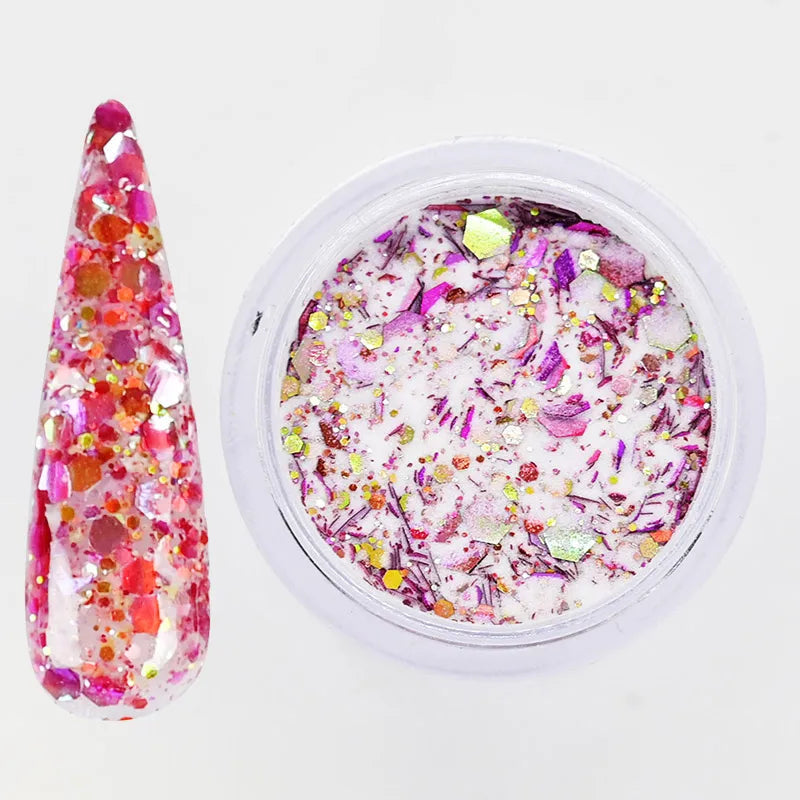 Glitter Acrylic Powder 10ml Bowtie Nail Box gel or powder - image 14 of 18