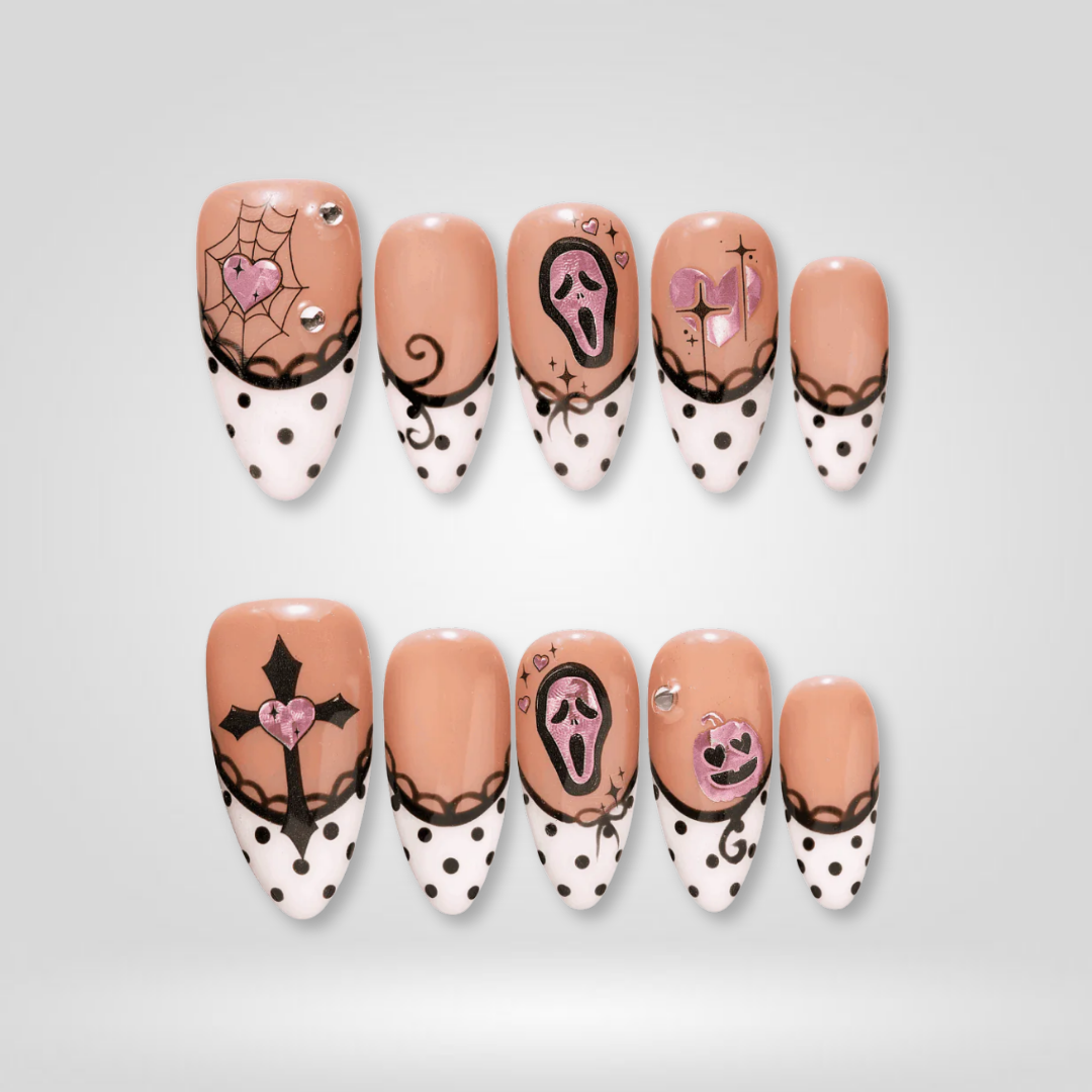 Haunted Charm press-on nails - image 5 of 11, seasonal almond