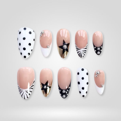 Summer Dot press-on nails - image 12 of 15, polka dot almond