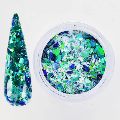 Glitter Acrylic Powder 10ml Bowtie Nail Box gel or powder - image 15 of 18