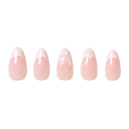 All Time Love press-on nails close-up texture detail - 3d sculptural finish, US shipping
