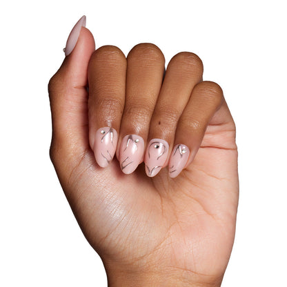Astro press-on nail set - XS to L sizing, 3d sculptural design