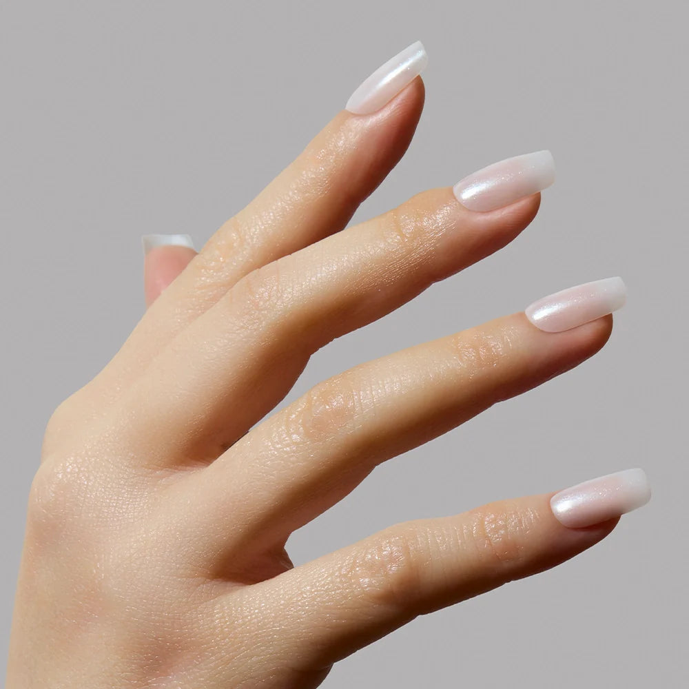 Bailey press-on nail set - XS to L sizing, jelly glaze design