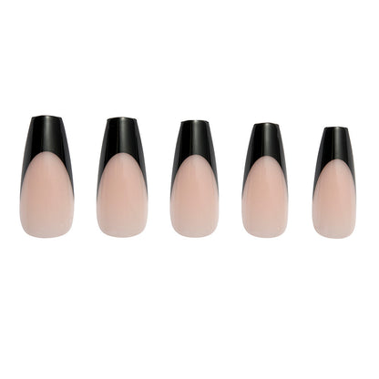 Rogue press-on nails on hand - lifestyle photo, milky cloud dancer finish