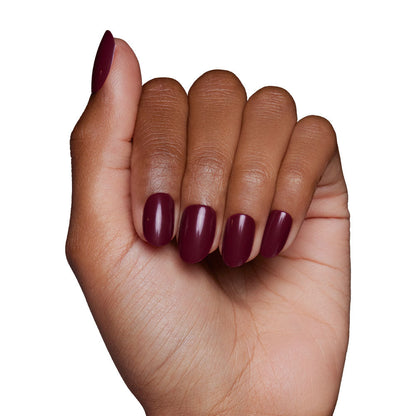Berry Maroon press-on nail set - XS to L sizing, berry design