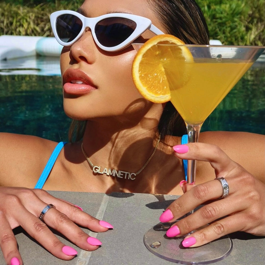Hot Pink press-on nails - image 7 of 11, summer oval