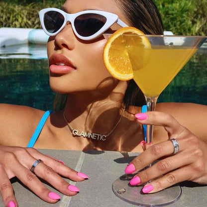 Hot Pink press-on nails - image 7 of 11, summer oval