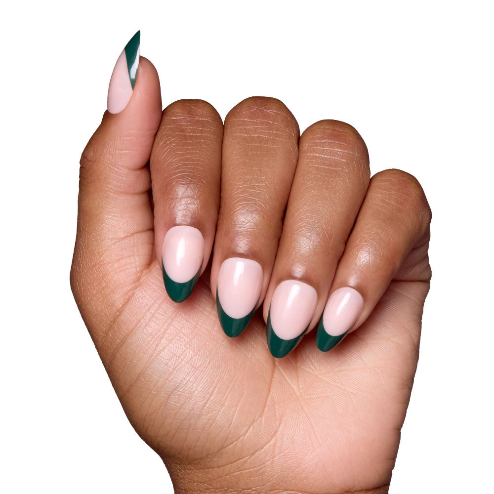 Château press-on nail set - XS to L sizing, french tip design