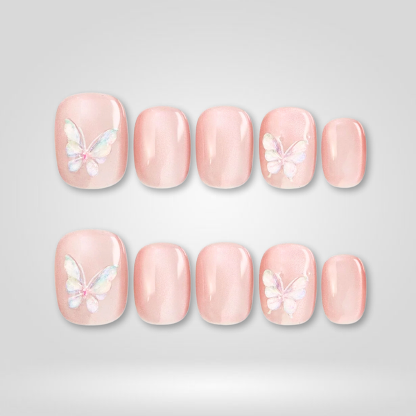 Soft Wings | Soft Neutral Almond Press-Ons press-on nail set