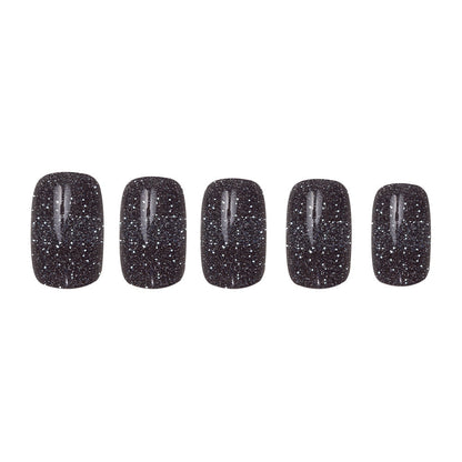 Cosmic press-on nails close-up texture detail - pearl-shift finish, US shipping
