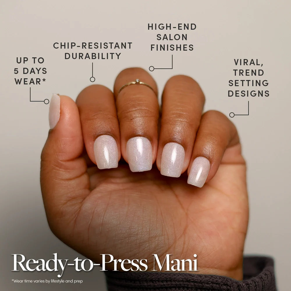 Daydream Veil press-on nails - image 5 of 8, cat-eye velvet square