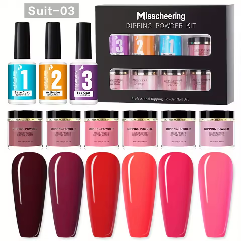 Dip Powder with Base, Activator & Top Coat Bowtie Nail Box gel or powder - image 3 of 13