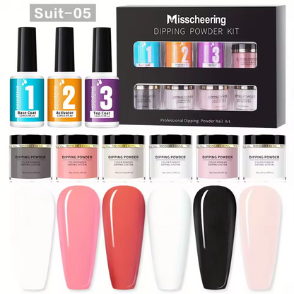 Dip Powder with Base, Activator & Top Coat Bowtie Nail Box gel or powder - image 8 of 13