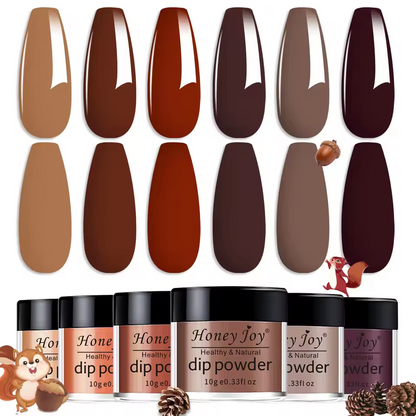 6pcs Dip Powder Set Bowtie Nail Box gel or powder - image 2 of 12