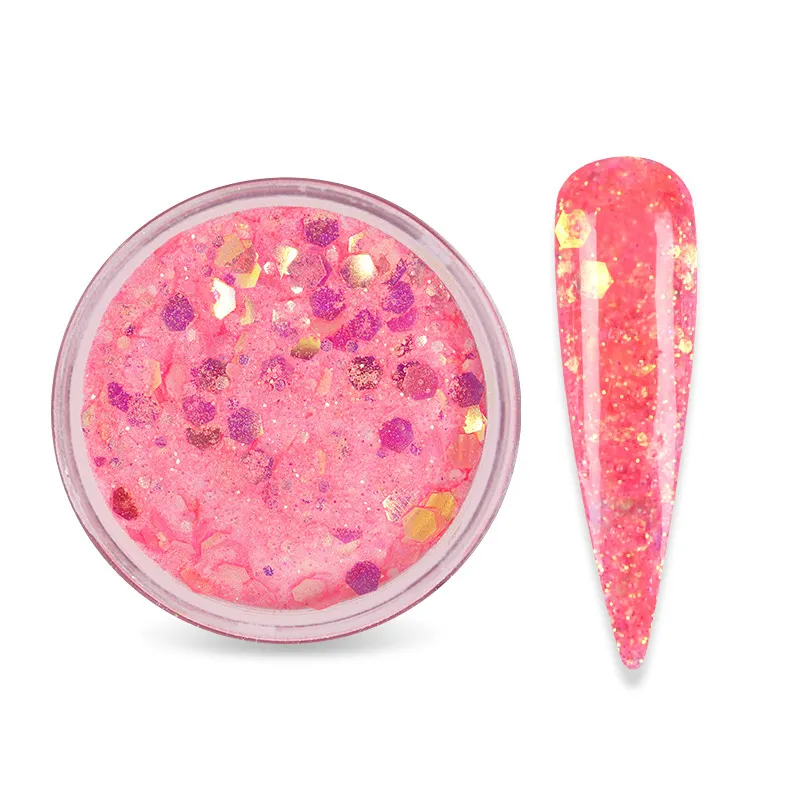 Glitter Acrylic Powder Bowtie Nail Box gel or powder - image 12 of 21