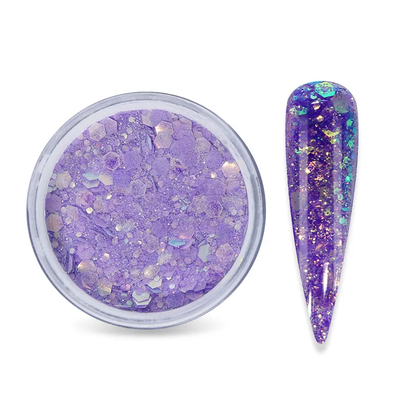 Glitter Acrylic Powder Bowtie Nail Box gel or powder - image 14 of 21