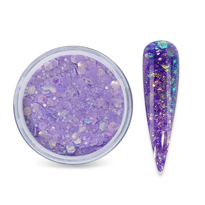 Glitter Acrylic Powder Bowtie Nail Box gel or powder - image 14 of 21
