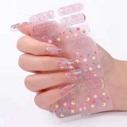 Flowers Nail Strips