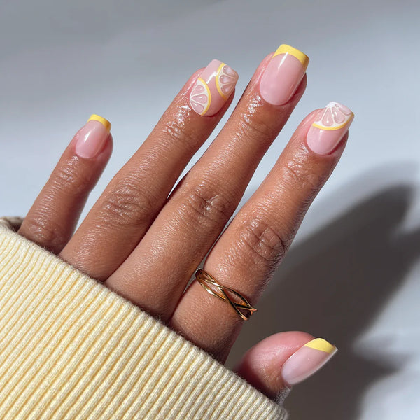 Limonata | Butter Yellow Square Press-Ons press-on nail set