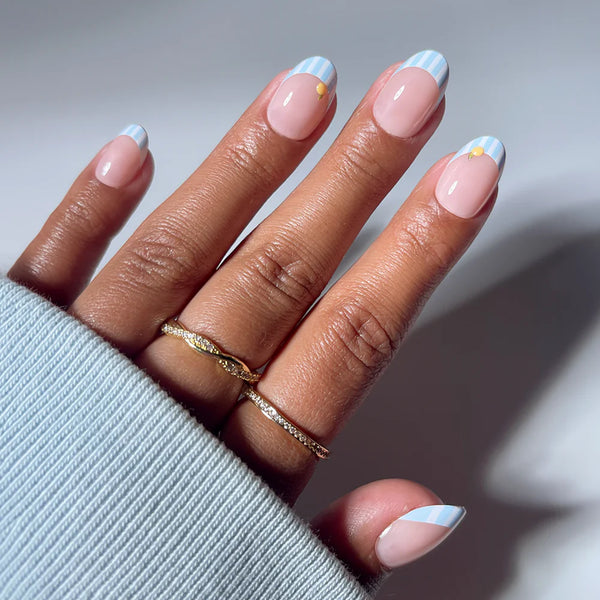 Summer Fresco | Butter Yellow Oval Press-Ons press-on nail set
