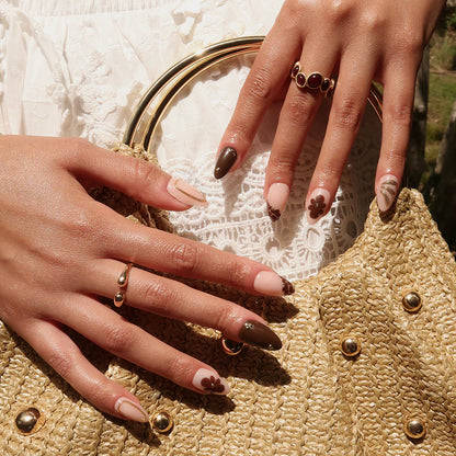 Sunbaked press-on nails - image 5 of 8, 3d sculptural almond