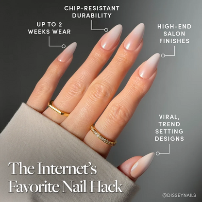 Frosted Chai press-on nails close-up texture detail - milky cloud dancer finish, US shipping