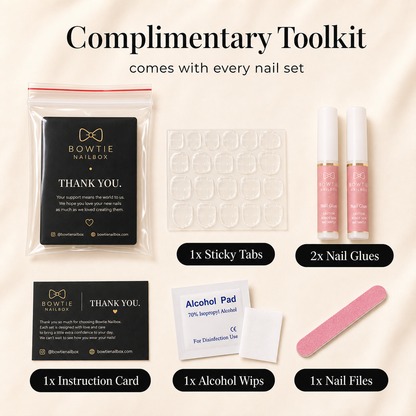 Quiet Luxury press-on nails - image 5 of 7, french tip round
