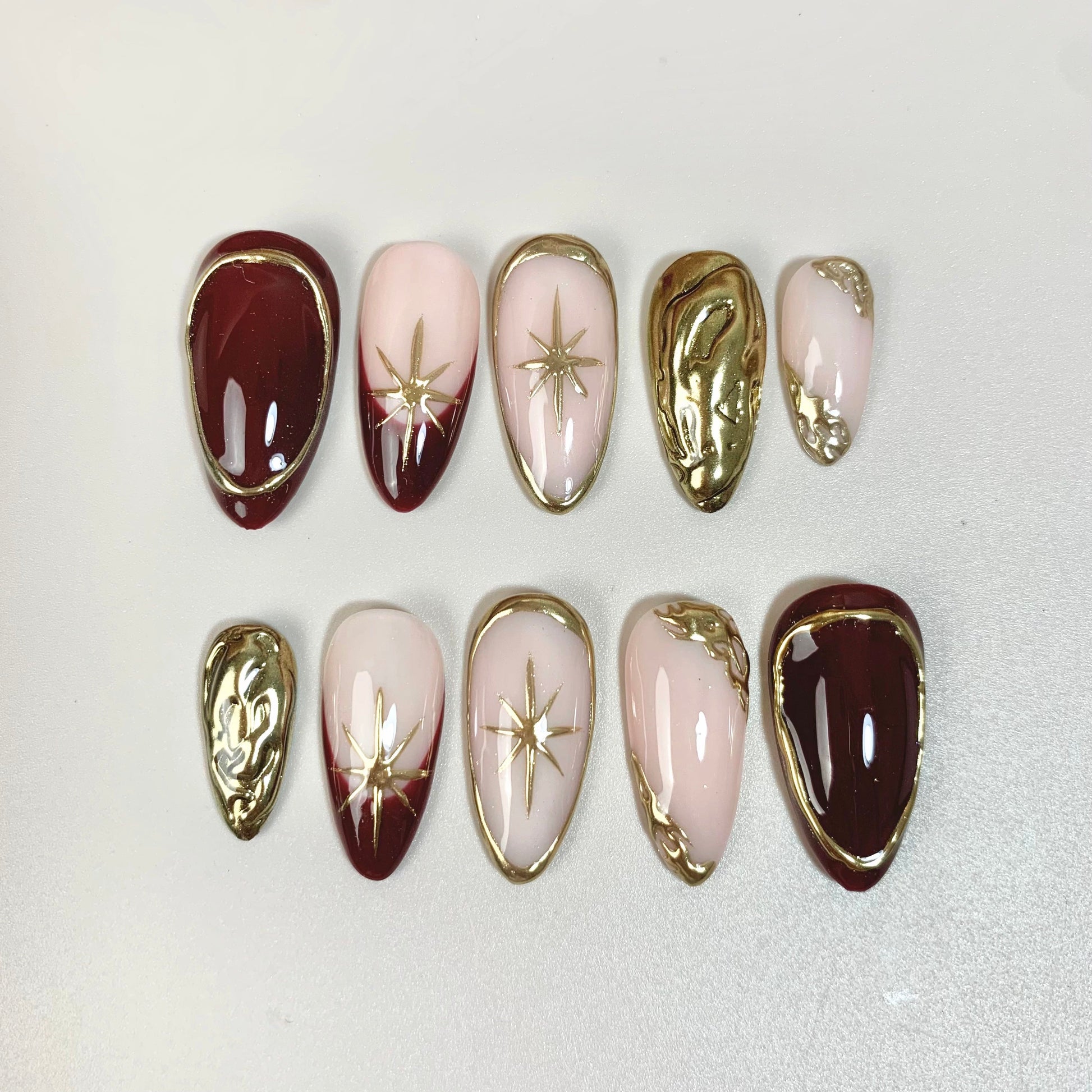 Ethereal Glaze press-on nails - image 11 of 16, milky cloud dancer almond