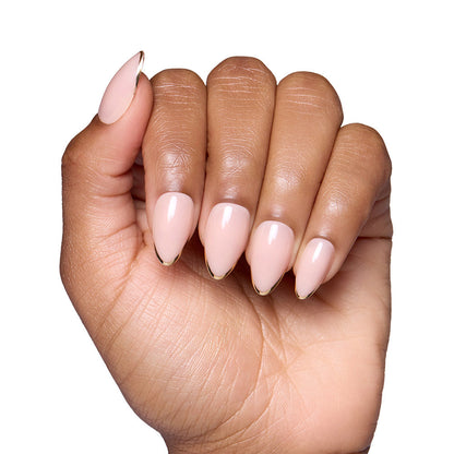 Gold Standard press-on nail set - XS to L sizing, french tip design