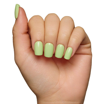 Light Sage press-on nails close-up texture detail - soft neutral finish, US shipping