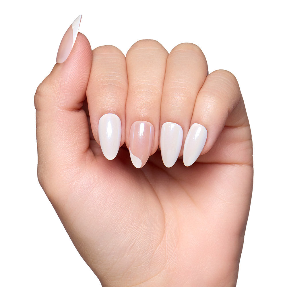 Lovey Dovey press-on nail set - XS to L sizing, jelly glaze design