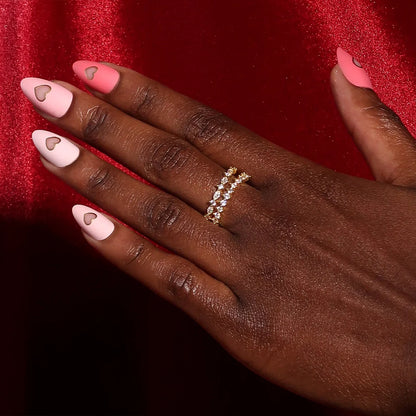 Matte in Love press-on nails - image 5 of 8, pearl-shift almond