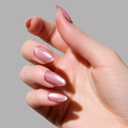 Mertini press-on nails - image 5 of 9, cat-eye velvet almond