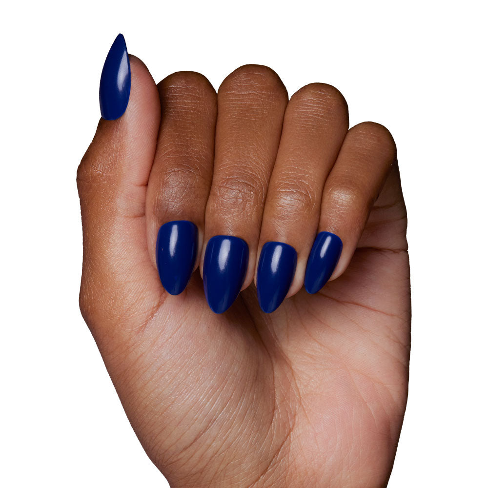 Midnight Blue press-on nail set - XS to L sizing, seasonal design