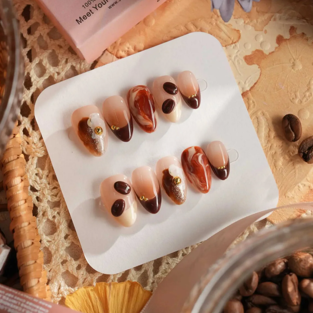 Fallen Grace press-on nails - image 7 of 12, sparkle almond